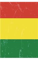 Bolivia Flag Journal: Bolivia Travel Diary, Bolivian Souvenir, Lined Journal to Write in