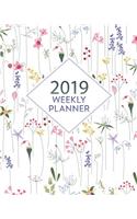 2019 Weekly Planner: A Year - 365 Daily - 52 Week-Daily Weekly Monthly Planner Calendar, Journal Planner and Notebook, Agenda Schedule Organizer, Appointment Notebook, A