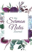 My Sermon Notes Journal