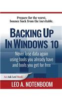 Backing Up In Windows 10