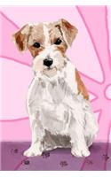 Bullet Journal Notebook for Dog Lovers, Jack Russell Terrier Sitting Pretty 3: Graph Design - 162 Numbered Pages with 150 Graph Style Grid Pages, 6 Index Pages and 2 Key Pages for Journaling, Writing, Planning and Doodling, for