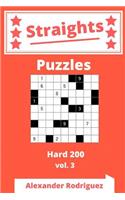 Straights Puzzles - Hard 200 vol. 3