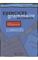 Exercices de grammaire en contexte