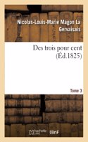 Des Trois Pour Cent. Tome 3