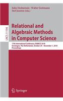 Relational and Algebraic Methods in Computer Science