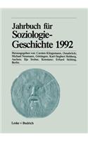 Jahrbuch Für Soziologiegeschichte 1992