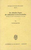 Die Offiziellen Organe Der Ostdeutschen Landsmannschaften