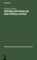 Immobilienhändler und Spekulanten