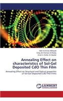 Annealing Effect on characteristics of Sol-Gel Deposited CdO Thin Film