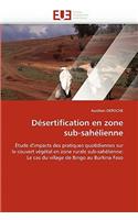 Désertification en zone sub-sahélienne