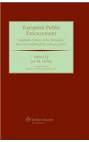 European Public Procurement: Legislative History of the 'Remedies' Directives 89/665/EEC and 92/13/EEC