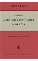 Marxismus-Leninismus in Der Čsr