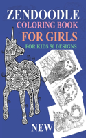 Zendoodle Coloring Books For Kids 50 Designs- New: Zendoodle Coloring Book