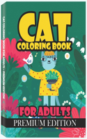 Cat Coloring Book for Adults