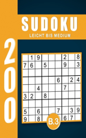 Sudoku Erwachsene Leicht Bis Medium Band 3: Großdruck im DIN A4-Format, 200 Rätsel 9x9 Sudokus für Erwachsene von Leicht bis Medium mit Lösungen Ein tolles Geschenk für Erwachsene und Senioren