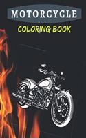Motorcycle Coloring Book