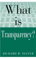 What is Transparency?