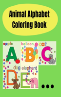 Animal Alphabet Coloring Book