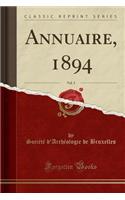 Annuaire, 1894, Vol. 5 (Classic Reprint)