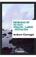 Problems of To-Day: Wealth, Labor, Socialism