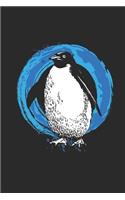 Penguin Circle: Penguins Notebook, Graph Paper (6 x 9 - 120 pages) Animal Themed Notebook for Daily Journal, Diary, and Gift
