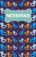 Notebook: Lined Notebook With Cute Duck Design For Kids