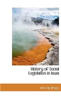 History of Social Legislation in Iowa