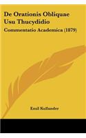 De Orationis Obliquae Usu Thucydidio