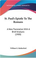 St. Paul's Epistle to the Romans