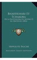 Bhartrihari Et Tchaaura