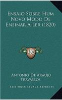 Ensaio Sobre Hum Novo Modo de Ensinar a Ler (1820)