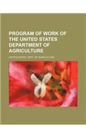 Program of Work of the United States Department of Agriculture