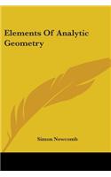 Elements Of Analytic Geometry: (English)