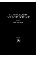 Surface and Colloid Science