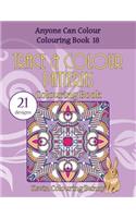 Trace & Colour Patterns Colouring Book