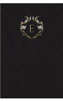 Monogram "E" Any Day Planner Journal: (5 Monogram Black 365 Planner)