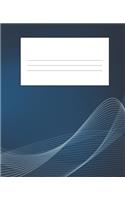 Dark Bule Composition Notebook