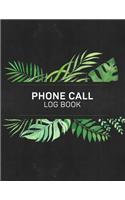 Phone Call Log Book