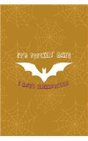 It's Frickin' Bats I Love Halloween: Notebook Journal Composition Blank Lined Diary Notepad 120 Pages Paperback Mustard Spiderweb Bat K