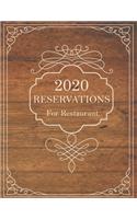 2020 Reservations for Restaurant