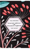 The Peersonal Internet Address & Password Logbook Top secret