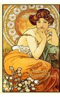 Internet Password Book: Alphonse Mucha password journal for women. Featuring large print, emergency contacts, at a glance most frequently used passwords, and 180 detailed p(09)