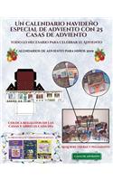 Calendarios de adviento para niños 2019 (Un calendario navideño especial de adviento con 25 casas de adviento): Un calendario de adviento navideño especial y alternativo: celebra los días de adviento utilizando 25 casas recortables que puedes decorar y rellena(8 Calendarios de Adviento Para Niños 2019)