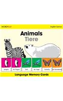 Wordplay Language Memory Cards-Animals (English-German)