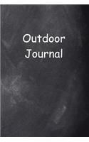 Outdoor Journal Chalkboard Design