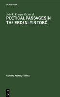 Poetical Passages in the Erdeni-Yin Tobči