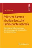 Politische Kommunikation Deutscher Familienunternehmen