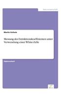 Messung des Extinktionskoeffizienten unter Verwendung einer White-Zelle: (German)