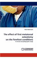 Effect of First Metatarsal Osteotomy on the Forefoot Conditions