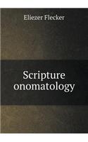 Scripture onomatology